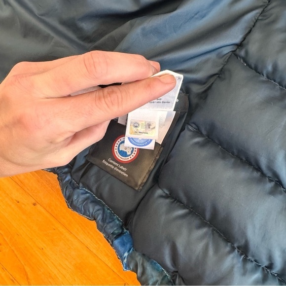 Canada Goose jacket sz L women’s Large down puffer coat hooded hood bomber - Picture 8 of 15